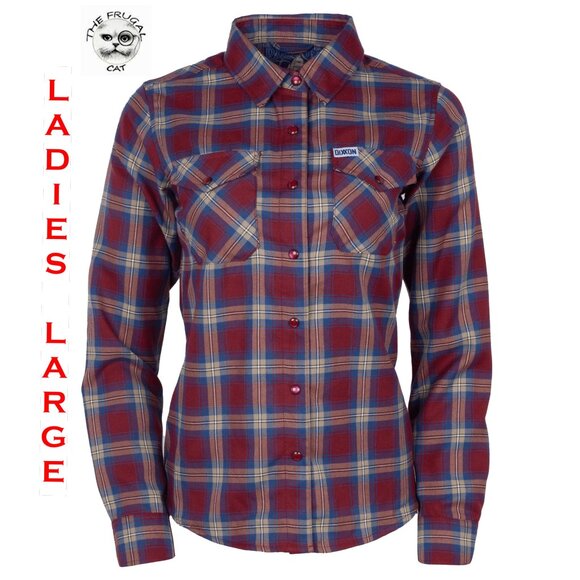 DIXXON Flannel - OLD PORT - Women's Large - Picture 1 of 11